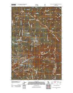 Little Goat Mountains Idaho Historical topographic map, 1:24000 scale, 7.5 X 7.5 Minute, Year 2011