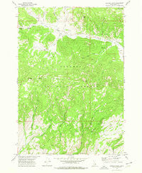 Lookout Point Idaho Historical topographic map, 1:24000 scale, 7.5 X 7.5 Minute, Year 1972