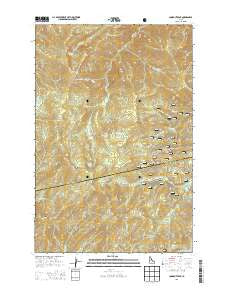 Lookout Peak Idaho Current topographic map, 1:24000 scale, 7.5 X 7.5 Minute, Year 2013