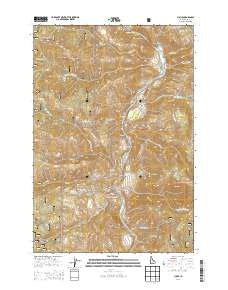 Lucile Idaho Current topographic map, 1:24000 scale, 7.5 X 7.5 Minute, Year 2013