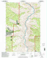 Lucile Idaho Historical topographic map, 1:24000 scale, 7.5 X 7.5 Minute, Year 1995