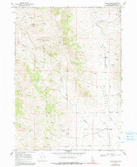 Lyman Pass Idaho Historical topographic map, 1:24000 scale, 7.5 X 7.5 Minute, Year 1968