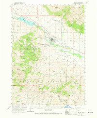 Mackay Idaho Historical topographic map, 1:62500 scale, 15 X 15 Minute, Year 1960