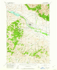 Mackay Idaho Historical topographic map, 1:62500 scale, 15 X 15 Minute, Year 1960