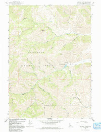Mahoney Butte Idaho Historical topographic map, 1:24000 scale, 7.5 X 7.5 Minute, Year 1967