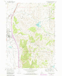 Malad City East Idaho Historical topographic map, 1:24000 scale, 7.5 X 7.5 Minute, Year 1968