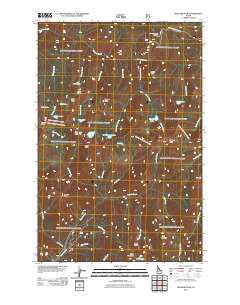 Mallard Peak Idaho Historical topographic map, 1:24000 scale, 7.5 X 7.5 Minute, Year 2011