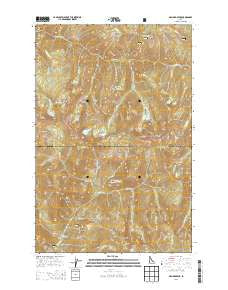 Mallard Peak Idaho Current topographic map, 1:24000 scale, 7.5 X 7.5 Minute, Year 2013