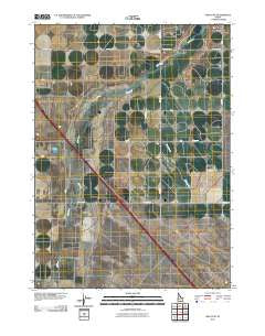 Malta NE Idaho Historical topographic map, 1:24000 scale, 7.5 X 7.5 Minute, Year 2010