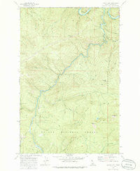 Marble Mtn Idaho Historical topographic map, 1:24000 scale, 7.5 X 7.5 Minute, Year 1969
