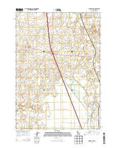 Market Lake Idaho Current topographic map, 1:24000 scale, 7.5 X 7.5 Minute, Year 2013