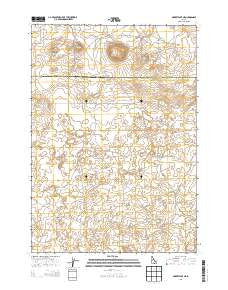 Market Lake NE Idaho Current topographic map, 1:24000 scale, 7.5 X 7.5 Minute, Year 2013