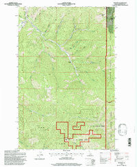 Masonia Idaho Historical topographic map, 1:24000 scale, 7.5 X 7.5 Minute, Year 1995