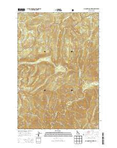 McConnell Mountain Idaho Current topographic map, 1:24000 scale, 7.5 X 7.5 Minute, Year 2013