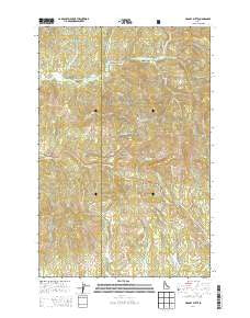 McGary Butte Idaho Current topographic map, 1:24000 scale, 7.5 X 7.5 Minute, Year 2014