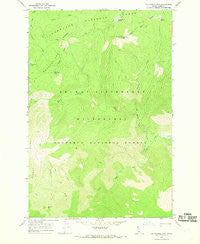 Mc Connell Mtn Idaho Historical topographic map, 1:24000 scale, 7.5 X 7.5 Minute, Year 1966