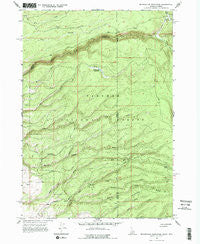 Mc Renolds Reservoir Idaho Historical topographic map, 1:24000 scale, 7.5 X 7.5 Minute, Year 1965