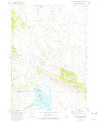 Meadow Creek Mtn Idaho Historical topographic map, 1:24000 scale, 7.5 X 7.5 Minute, Year 1981