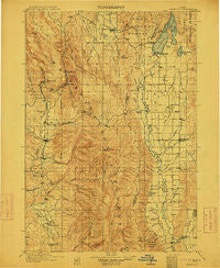 Meadows Idaho Historical topographic map, 1:125000 scale, 30 X 30 Minute, Year 1911