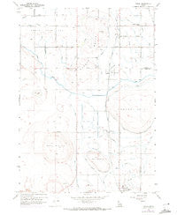 Melba Idaho Historical topographic map, 1:24000 scale, 7.5 X 7.5 Minute, Year 1958