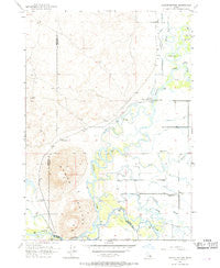 Menan Buttes Idaho Historical topographic map, 1:24000 scale, 7.5 X 7.5 Minute, Year 1951