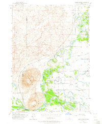 Menan Buttes Idaho Historical topographic map, 1:24000 scale, 7.5 X 7.5 Minute, Year 1951