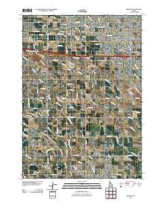Meridian Idaho Historical topographic map, 1:24000 scale, 7.5 X 7.5 Minute, Year 2010
