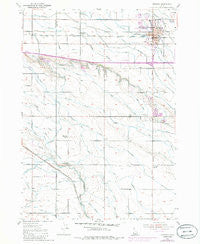 Meridian Idaho Historical topographic map, 1:24000 scale, 7.5 X 7.5 Minute, Year 1953