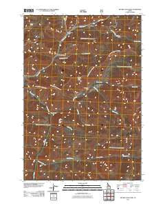 Meyers Cove Point Idaho Historical topographic map, 1:24000 scale, 7.5 X 7.5 Minute, Year 2011