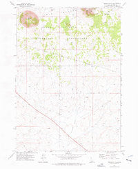 Middle Butte Idaho Historical topographic map, 1:24000 scale, 7.5 X 7.5 Minute, Year 1973