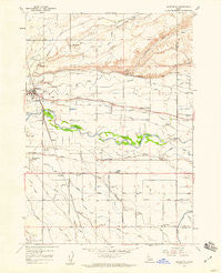 Middleton Idaho Historical topographic map, 1:24000 scale, 7.5 X 7.5 Minute, Year 1958