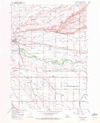 Middleton Idaho Historical topographic map, 1:24000 scale, 7.5 X 7.5 Minute, Year 1958