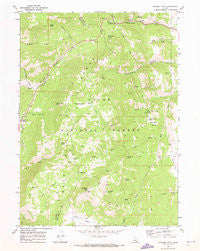 Midnight Mtn Idaho Historical topographic map, 1:24000 scale, 7.5 X 7.5 Minute, Year 1969