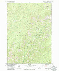 Miller Mtn West Idaho Historical topographic map, 1:24000 scale, 7.5 X 7.5 Minute, Year 1972