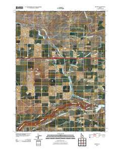 Milner Idaho Historical topographic map, 1:24000 scale, 7.5 X 7.5 Minute, Year 2010