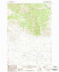 Moffett Springs Idaho Historical topographic map, 1:24000 scale, 7.5 X 7.5 Minute, Year 1987