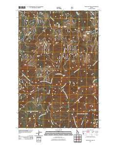Montana Peak Idaho Historical topographic map, 1:24000 scale, 7.5 X 7.5 Minute, Year 2011