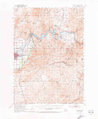 Montour Idaho Historical topographic map, 1:62500 scale, 15 X 15 Minute, Year 1953