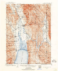 Montpelier Idaho Historical topographic map, 1:125000 scale, 30 X 30 Minute, Year 1909