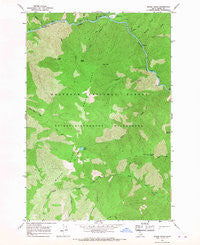 Moose Ridge Idaho Historical topographic map, 1:24000 scale, 7.5 X 7.5 Minute, Year 1966
