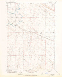Mora Idaho Historical topographic map, 1:24000 scale, 7.5 X 7.5 Minute, Year 1958