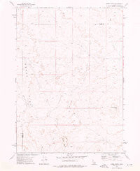 Mosby Butte Idaho Historical topographic map, 1:24000 scale, 7.5 X 7.5 Minute, Year 1972