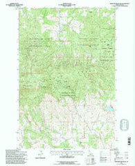 Moscow Mountain Idaho Historical topographic map, 1:24000 scale, 7.5 X 7.5 Minute, Year 1994