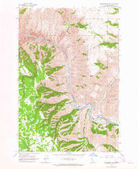 Moughmer Point Idaho Historical topographic map, 1:24000 scale, 7.5 X 7.5 Minute, Year 1963