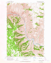 Moughmer Point Idaho Historical topographic map, 1:24000 scale, 7.5 X 7.5 Minute, Year 1963