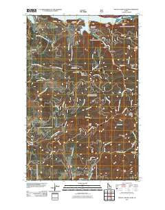 Mount Coeur D'Alene Idaho Historical topographic map, 1:24000 scale, 7.5 X 7.5 Minute, Year 2011