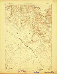 Mountain Home Idaho Historical topographic map, 1:125000 scale, 30 X 30 Minute, Year 1893