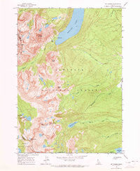 Mt Cramer Idaho Historical topographic map, 1:24000 scale, 7.5 X 7.5 Minute, Year 1963