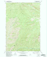 Mt George Idaho Historical topographic map, 1:24000 scale, 7.5 X 7.5 Minute, Year 1991