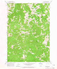 Mt Jordan Idaho Historical topographic map, 1:24000 scale, 7.5 X 7.5 Minute, Year 1964